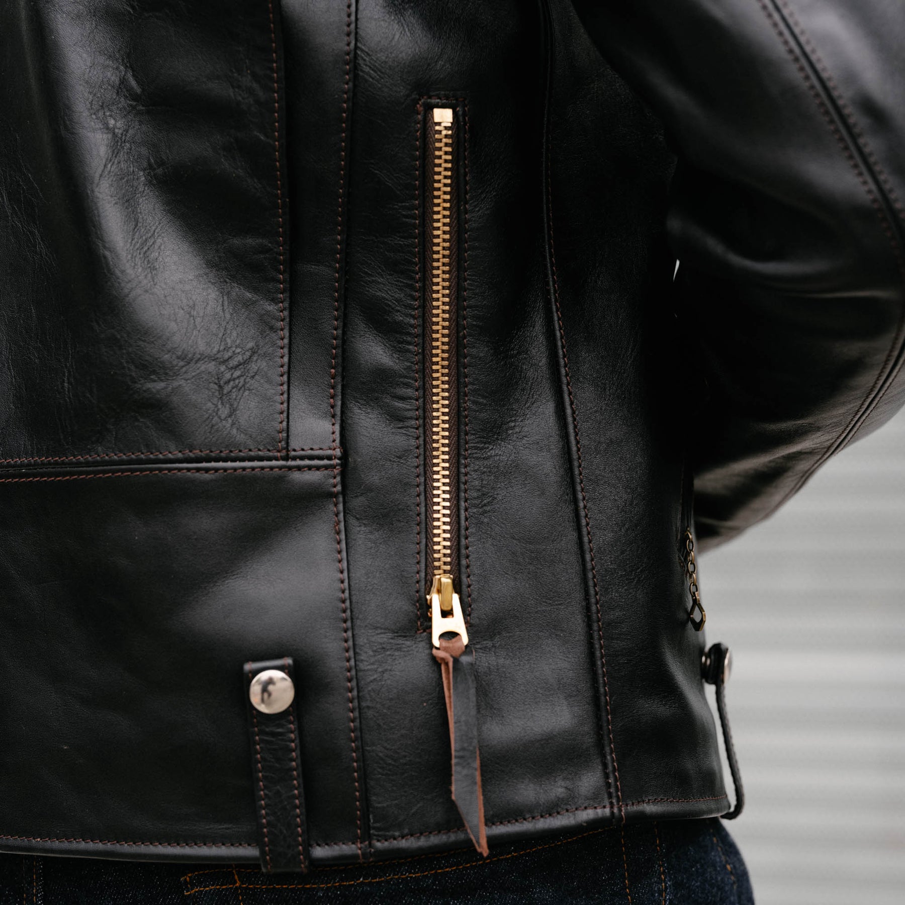 Double Helix Innovator Motorcycle Jacket Black Teacore | SPECIAL ORDER