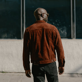 Double Helix Western Pioneer Horsehide Type III Dark Brown Suede