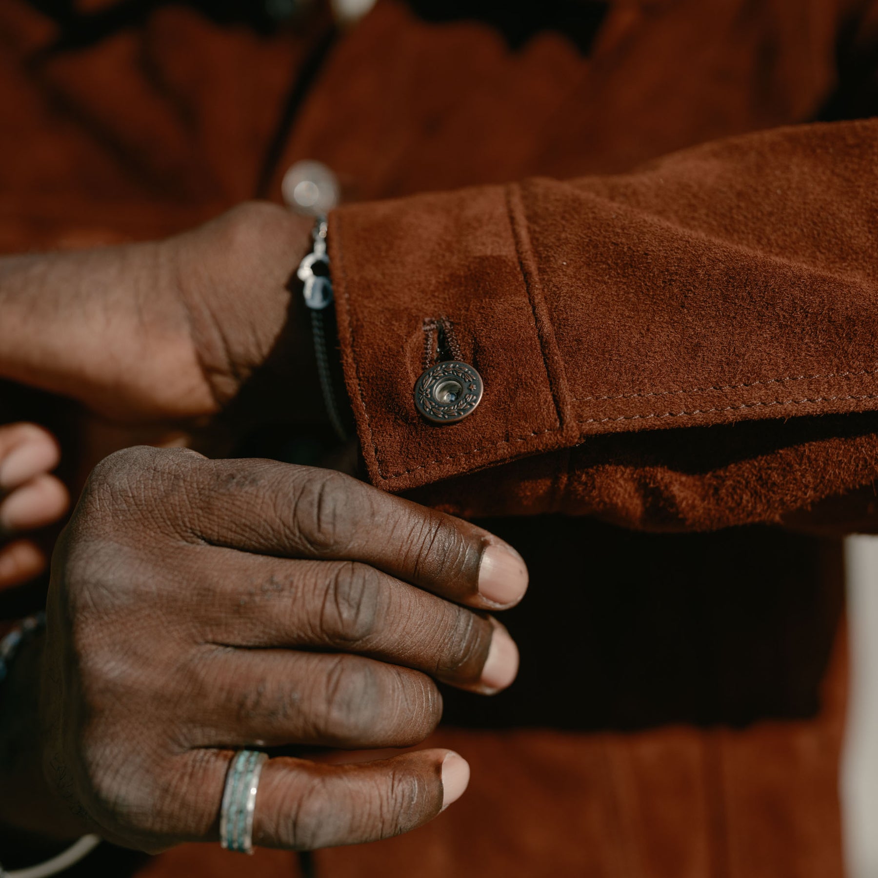 Double Helix Western Pioneer Horsehide Type III Dark Brown Suede