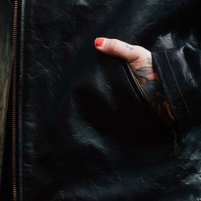 Double Helix x Snake Oil Provisions Deviant LAW Motorcycle Jacket Black PRE-ORDER DEPOSIT