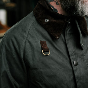 Barbour Spey Wax Jacket Sage