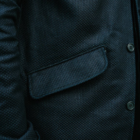 Rouge Territory x Snake Oil Provisions Sashiko Trench Coat Indigo