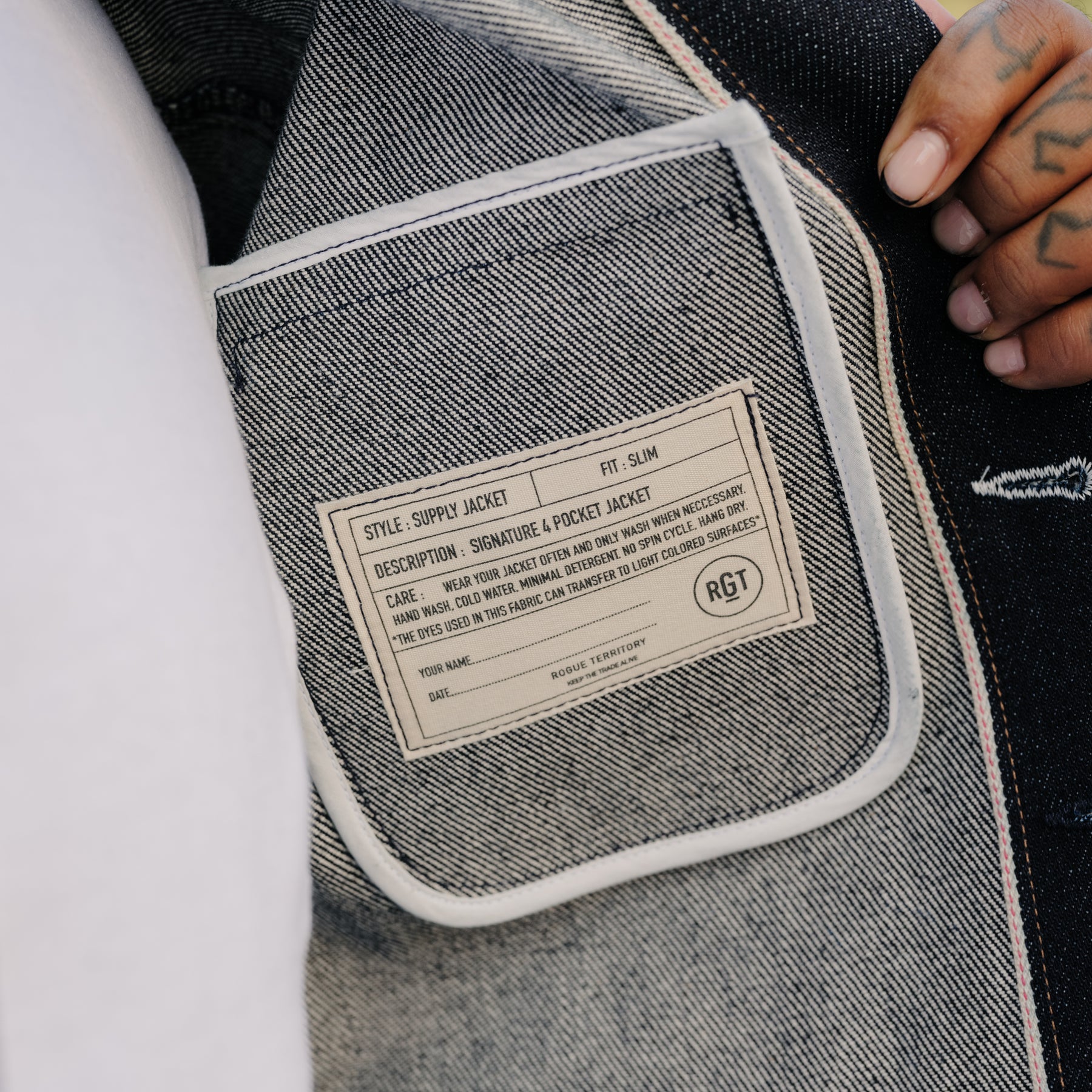Rogue Territory 22oz Supply Jacket Indigo FINAL SALE