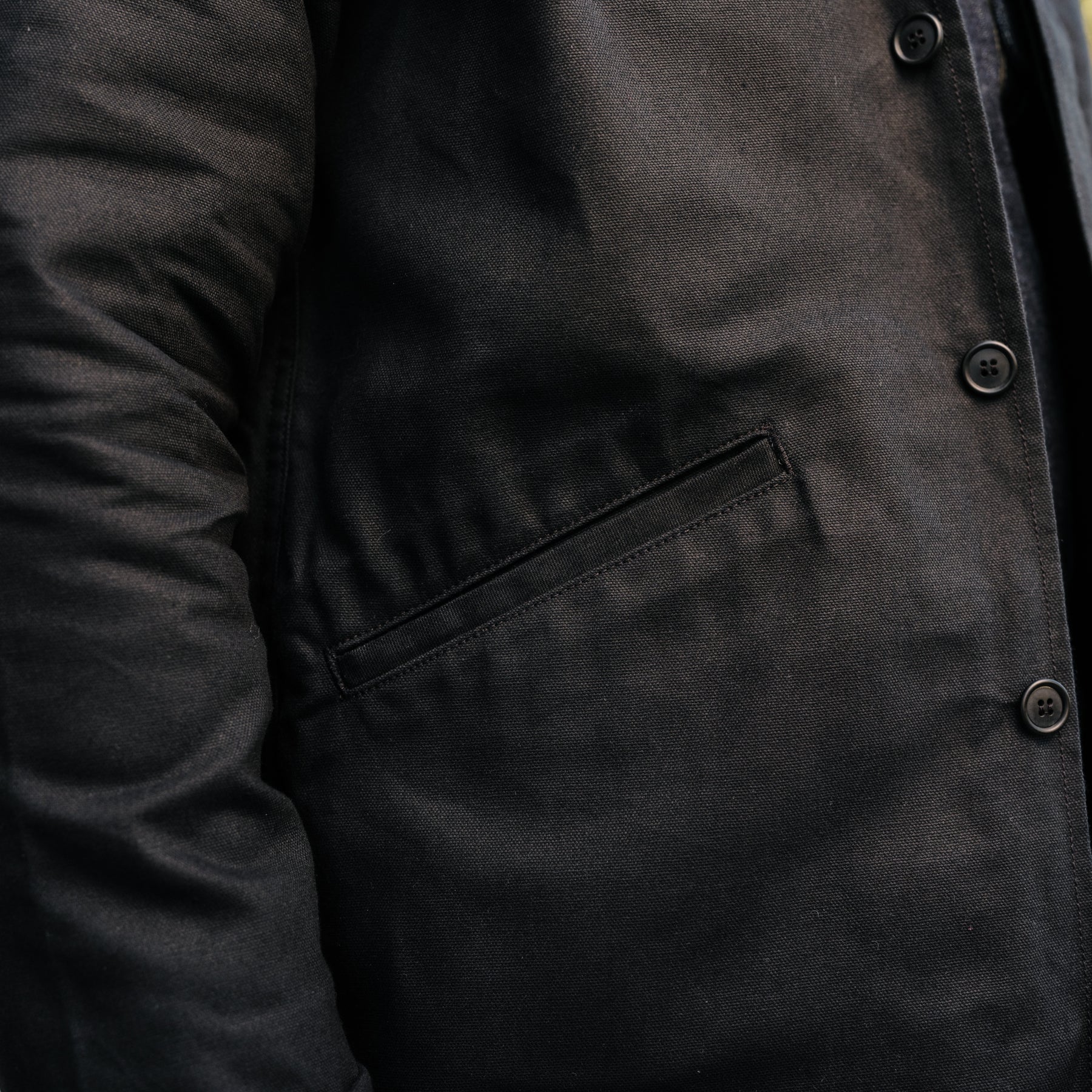 Rogue Territory Dry Wax Canvas Trench Coat Black FINAL SALE