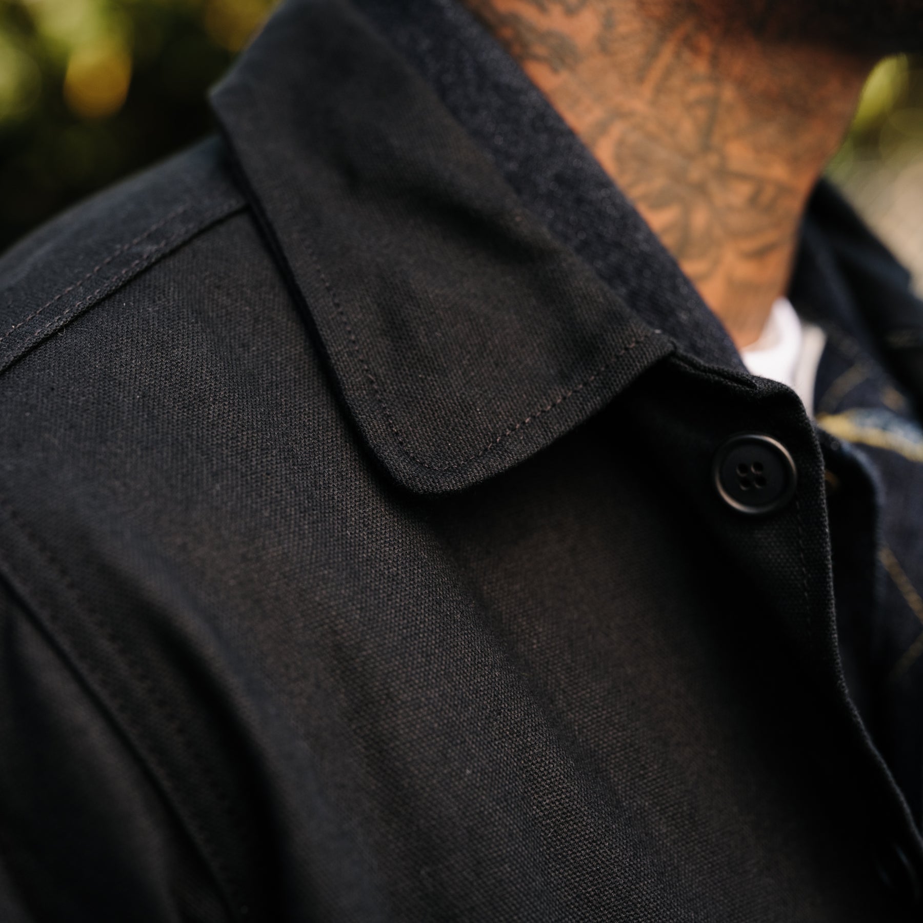 Rogue Territory Dry Wax Canvas Trench Coat Black FINAL SALE