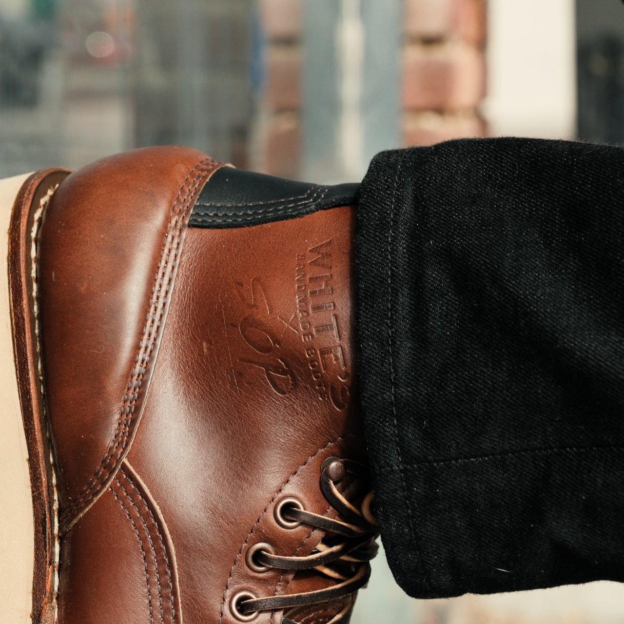 White's Boots x Snake Oil Provisions Big Shooter Boot British Tan Chromexcel