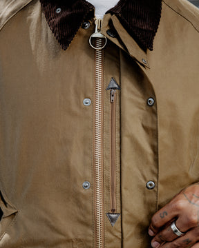 Barbour OS Transport Wax Jacket Sand