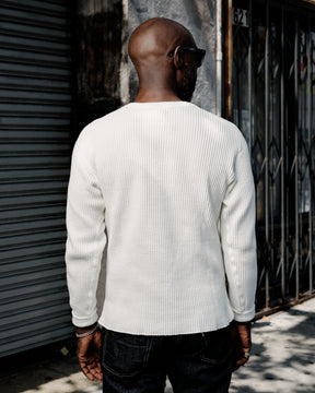 UES 60BW Big Waffle T-Shirt Off White
