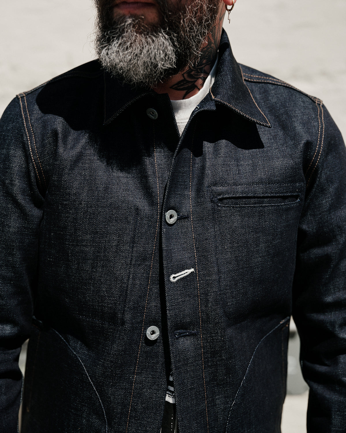 Rogue Territory Supply Jacket 15oz Indigo Redline