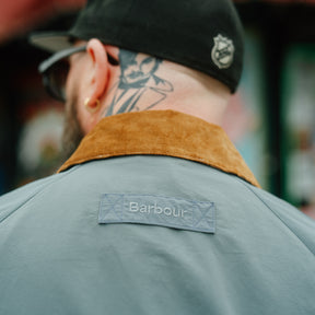 Barbour Icons Spey Jacket Blue Stone FINAL SALE