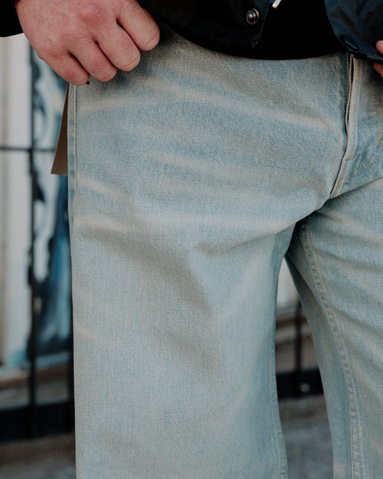 Brain Dead Type 00 15oz Selvedge Denim Pant Light Washed Indigo