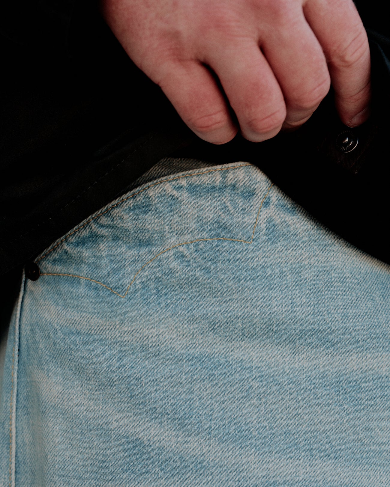 Brain Dead Type 00 15oz Selvedge Denim Pant Light Washed Indigo