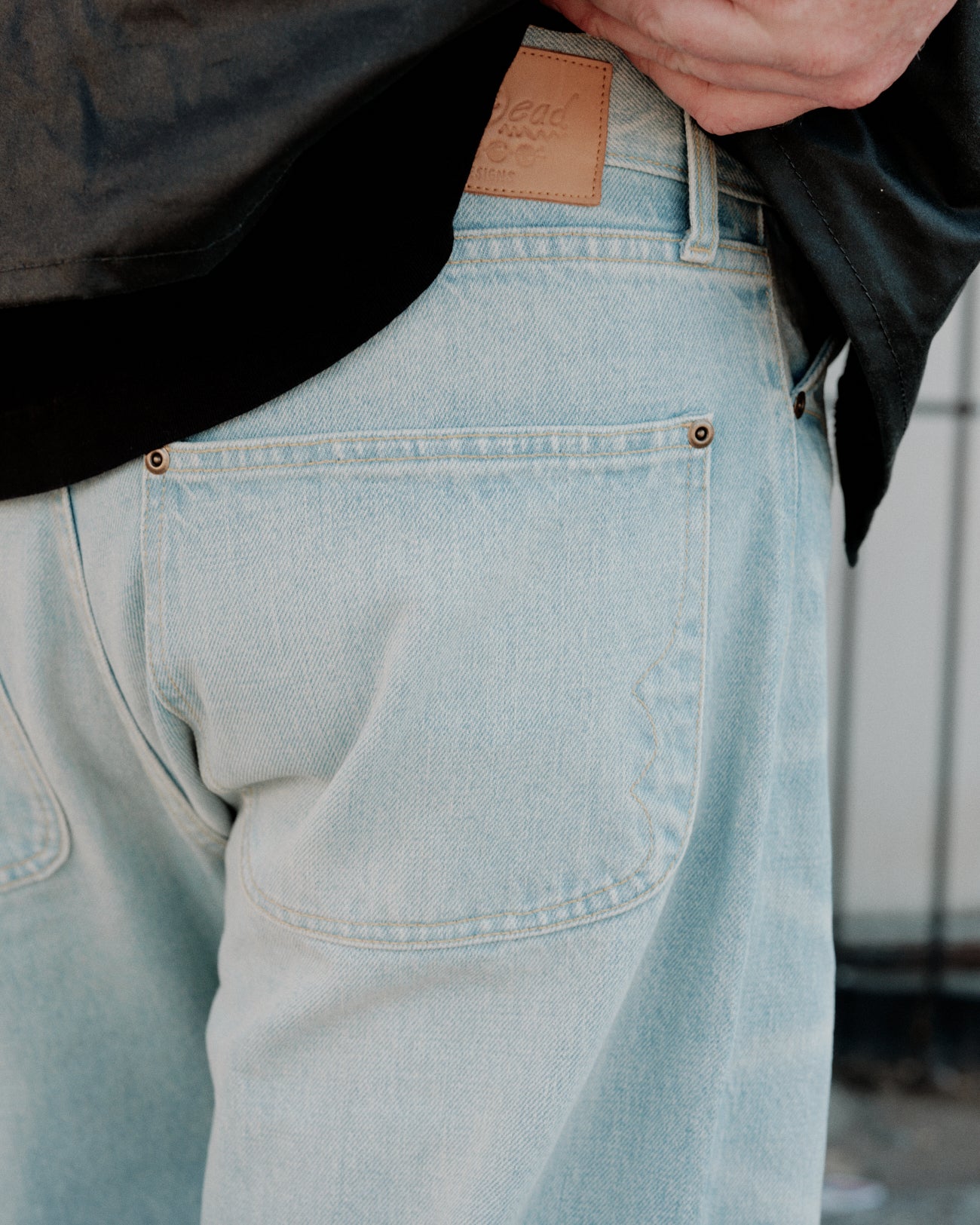 Brain Dead Type 00 15oz Selvedge Denim Pant Light Washed Indigo