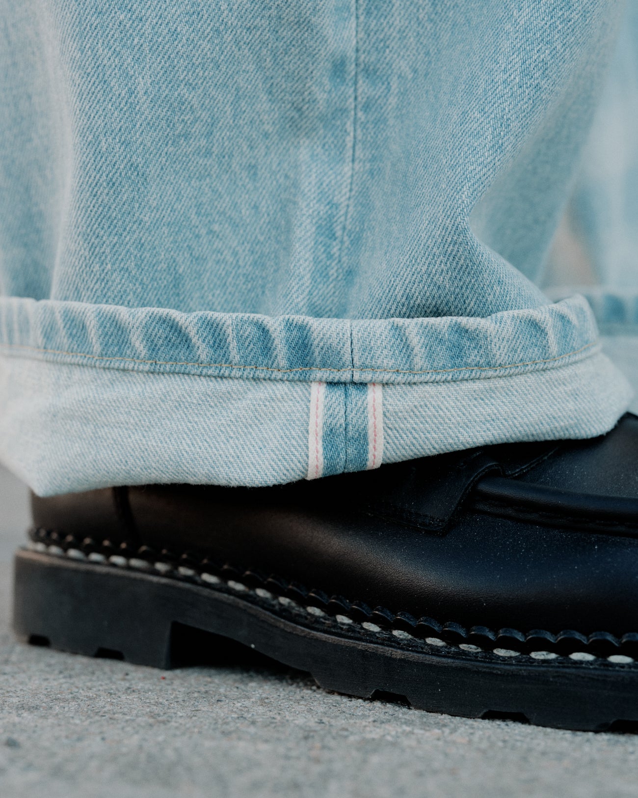 Brain Dead Type 00 15oz Selvedge Denim Pant Light Washed Indigo