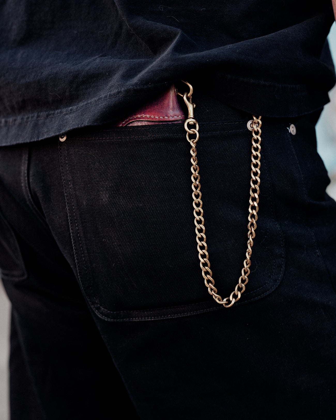 Brain Dead Type 00 14.25oz Selvedge Denim Pant Solid Black