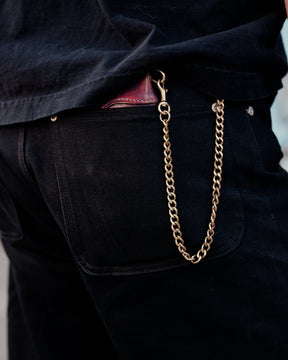 Brain Dead Type 00 14.25oz Selvedge Denim Pant Solid Black