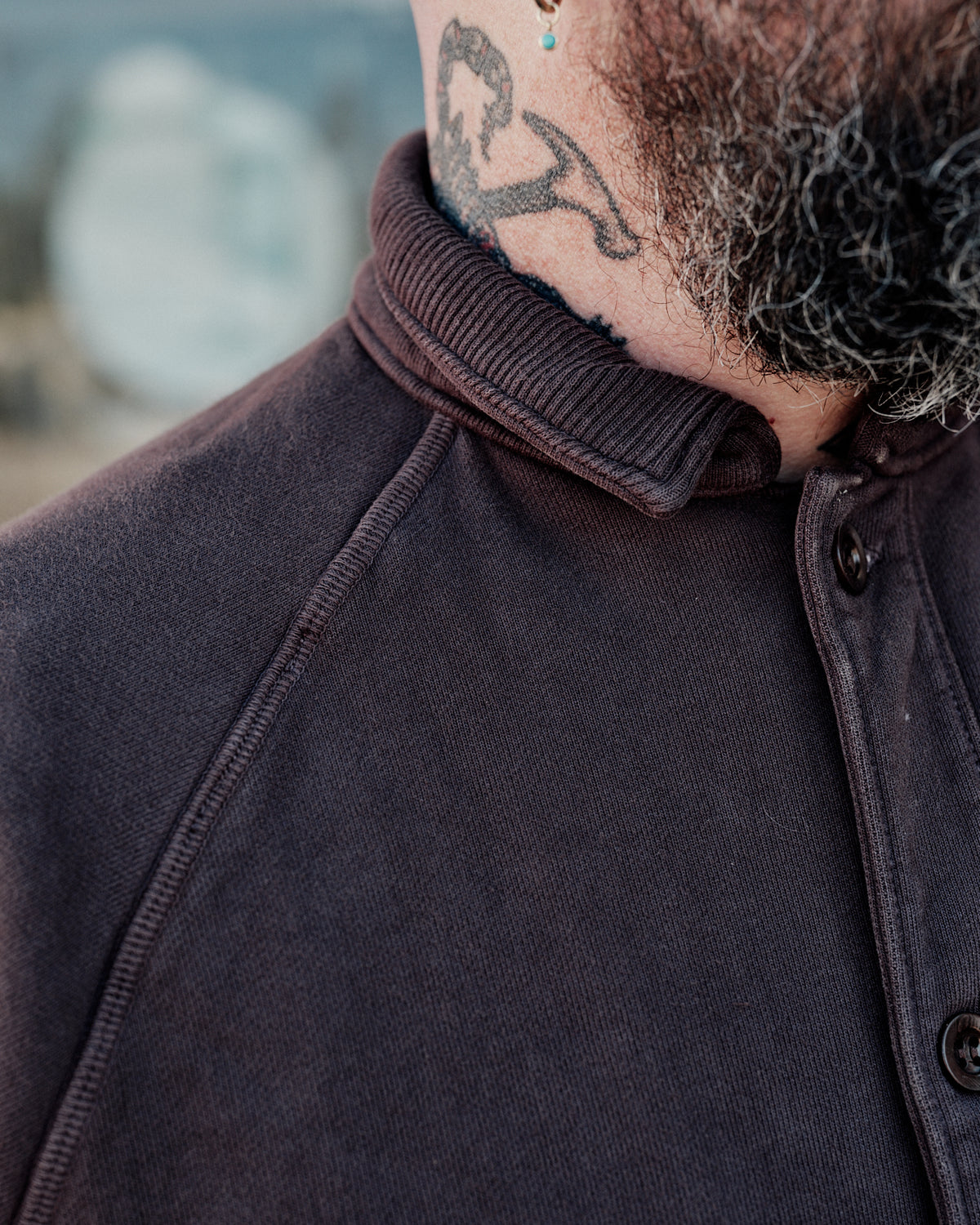 Imogene + Willie Fairview Knit Raglan Jacket Brown