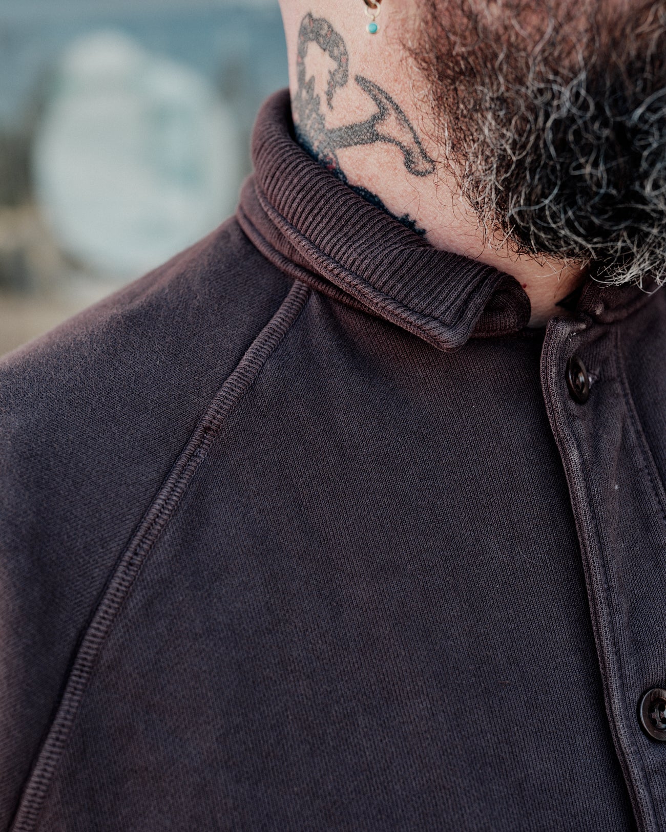 Imogene + Willie Fairview Knit Raglan Jacket Brown