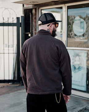 Imogene + Willie Fairview Knit Raglan Jacket Brown