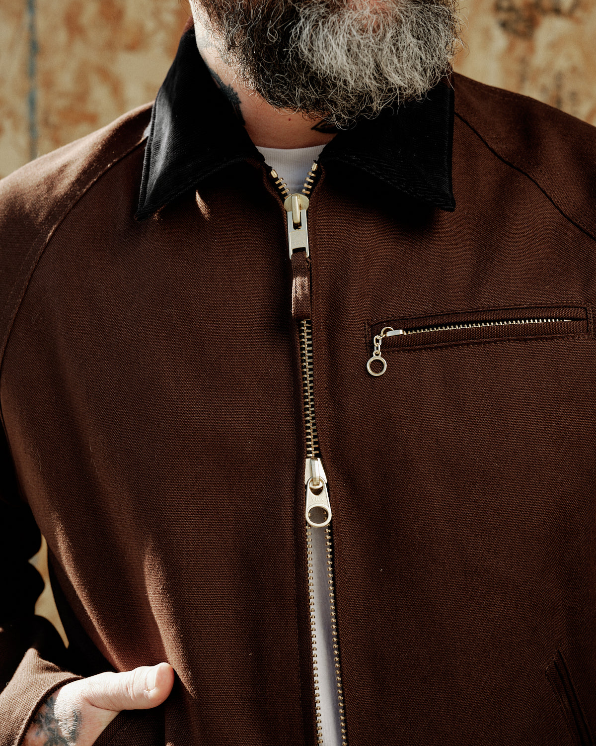 Snake Oil Provisions x Golden Bear Figueroa Canvas Work Jacket Brown PRE-ORDER DEPOSIT