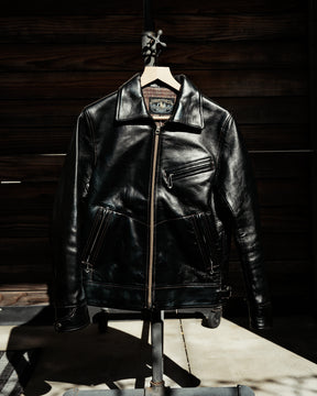 Double Helix Hugging The Curve Single Rider Jacket Black Teacore Horsehide