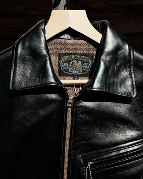 Double Helix Hugging The Curve Single Rider Jacket Black Teacore Horsehide