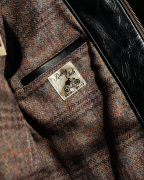 Double Helix Hugging The Curve Single Rider Jacket Black Teacore Horsehide