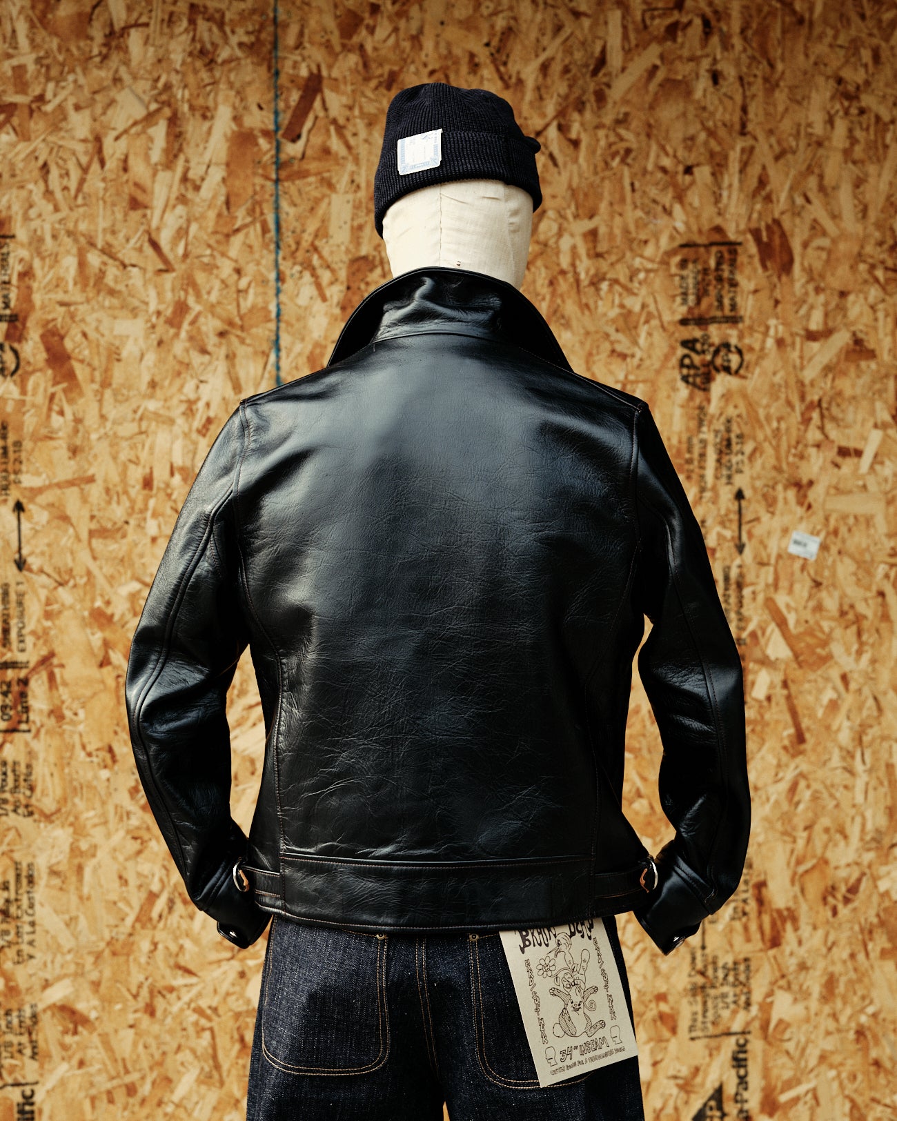 Double Helix Hugging The Curve Single Rider Jacket Black Teacore Horsehide