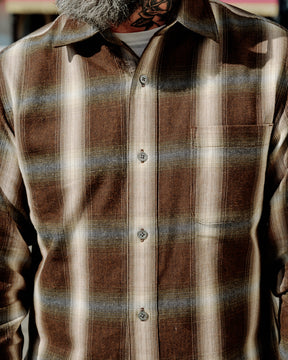 Aaron Levine New York Reversible Flannel Cedar