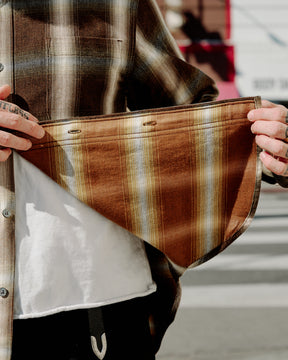Aaron Levine New York Reversible Flannel Cedar