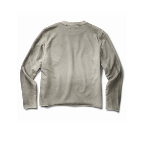 Schaeffer's Garment Hotel Raw Edge French Terry Crew Sweatshirt Dirty White