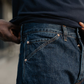 Drake's Stone Wash 14.2oz Japanese Selvedge Denim Five-Pocket Jeans