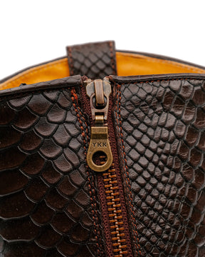 Santa Rosa Brand x Snake Oil Provisions Heartbreaker Boot Espresso Snake