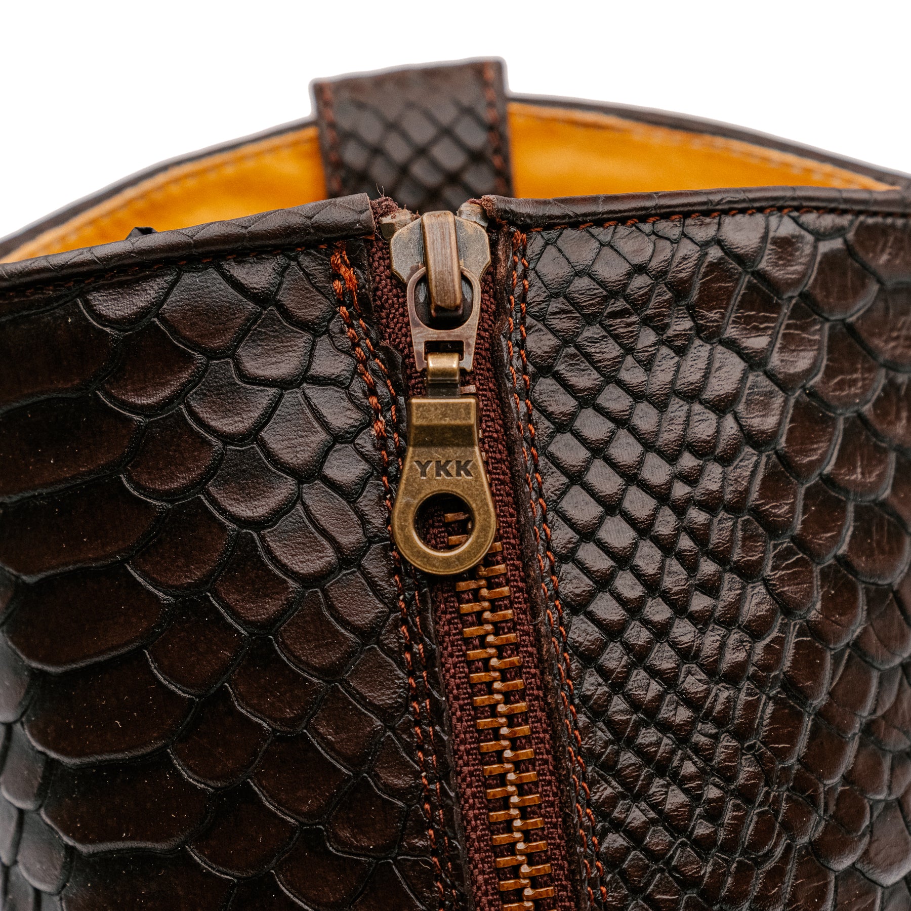Santa Rosa Brand x Snake Oil Provisions Heartbreaker Boot Espresso Snake
