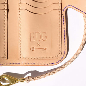 Ewing Dry Goods Gentleman's Billfold Maryam Ghost Purple Shell Cordovan