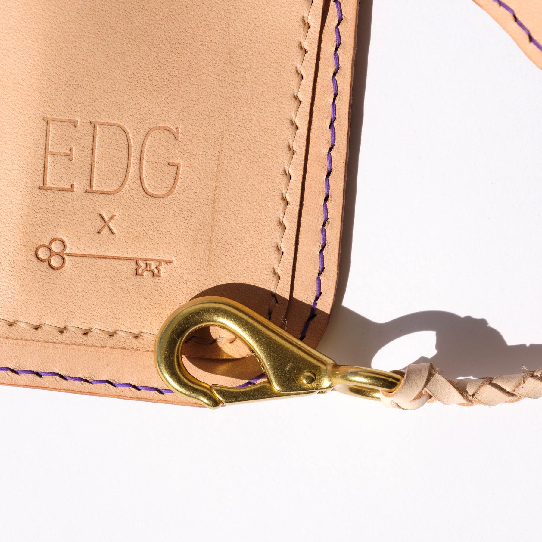 Ewing Dry Goods Gentleman's Billfold Maryam Ghost Purple Shell Cordovan