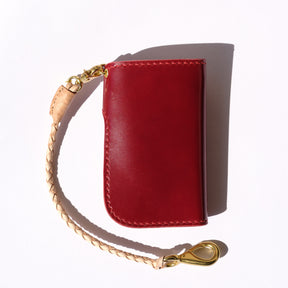 Ewing Dry Goods Gentleman's Billfold Red Shinki Shell Cordovan