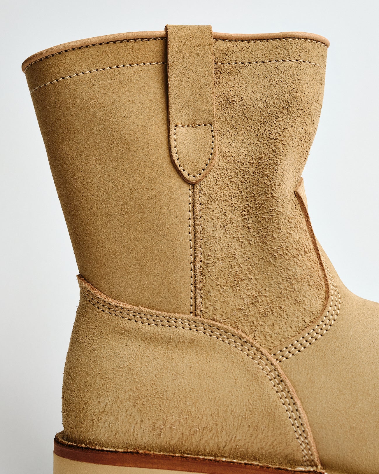The Flat Head FN-FB-002 Suede Boots Beige