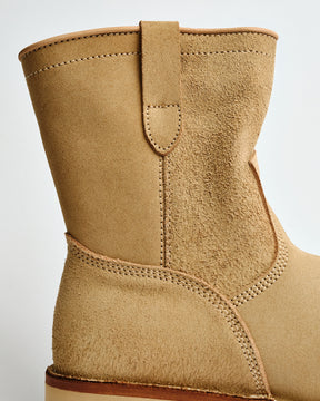 The Flat Head FN-FB-002 Suede Boots Beige