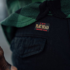 The Flat Head FN-PA-C016 Cargo Pants Black