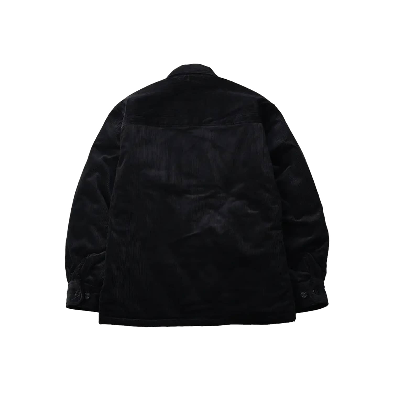The Flat Head FN-OJ-C013 Corduroy Shirt Jacket Black FINAL SALE