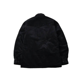 The Flat Head FN-OJ-C013 Corduroy Shirt Jacket Black FINAL SALE