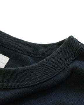Full Count Flat Seam Heavyweight Long Sleeve T-Shirt Ink Black