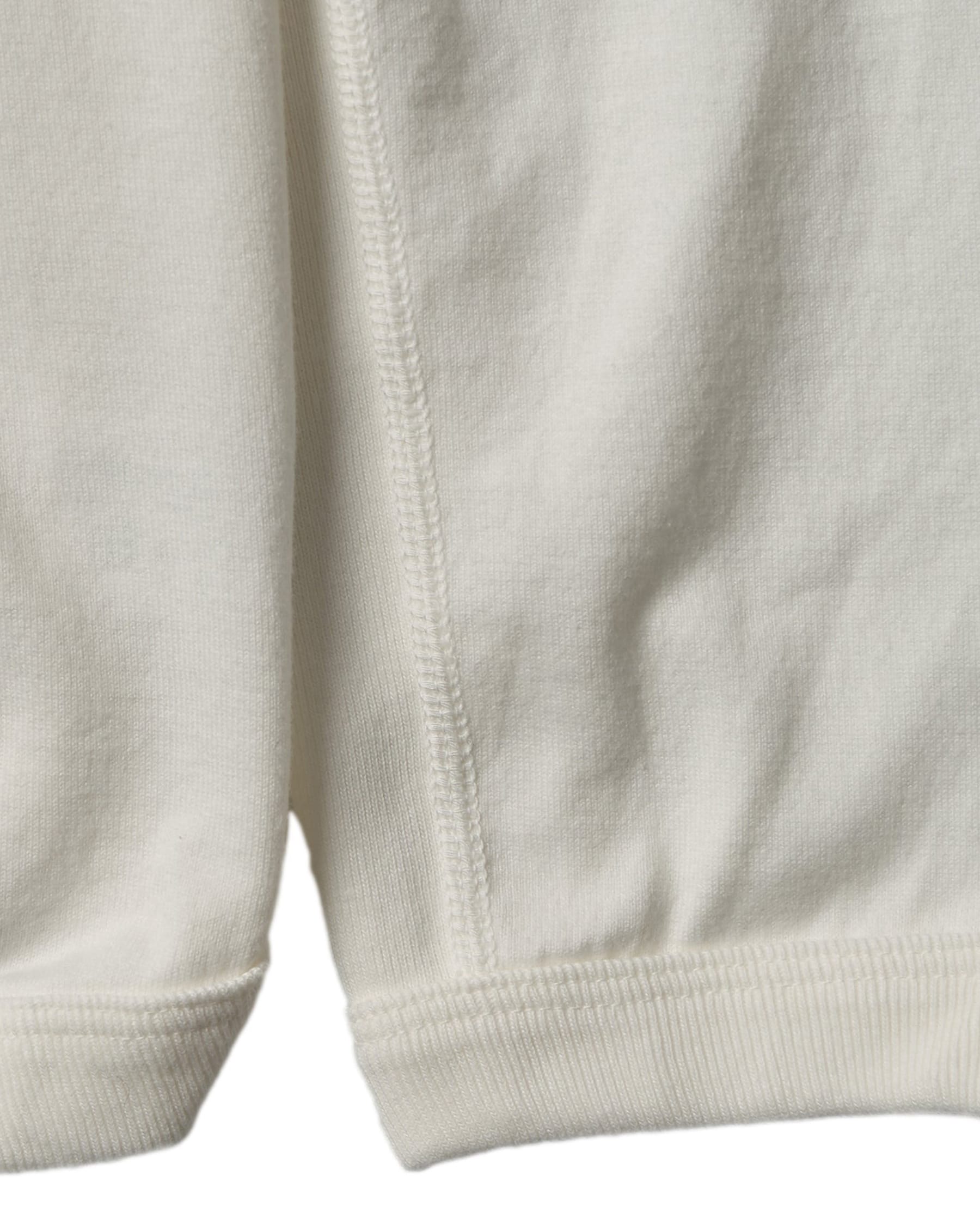 Full Count Flat Seam Heavyweight Long Sleeve T-Shirt White