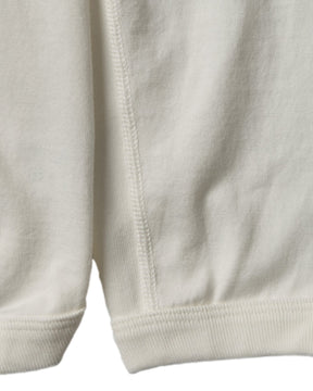 Full Count Flat Seam Heavyweight Long Sleeve T-Shirt White