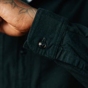 Full Count 4810-22 Chambray Shirt Black