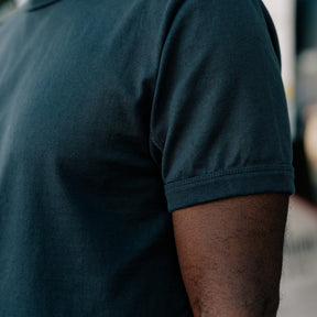 Full Count Flat Seam Heavyweight T-Shirt Ink Black