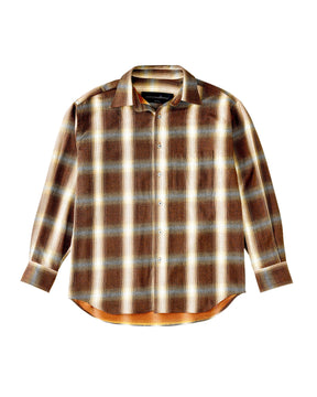 Aaron Levine New York Reversible Flannel Cedar