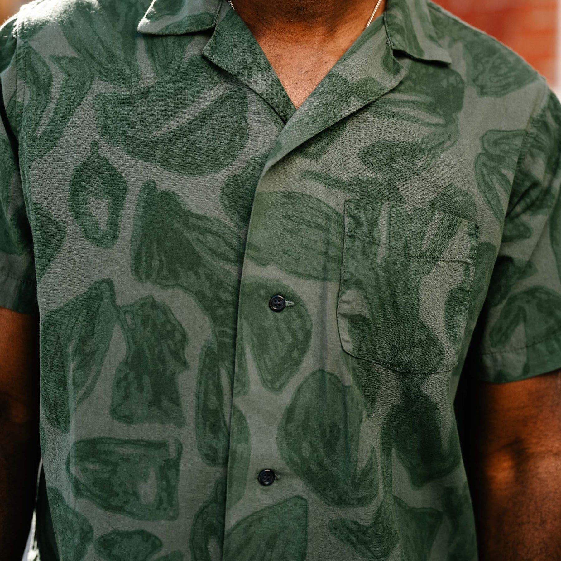 Imogene + Willie The Serra Camp Shirt in Painted Botanic