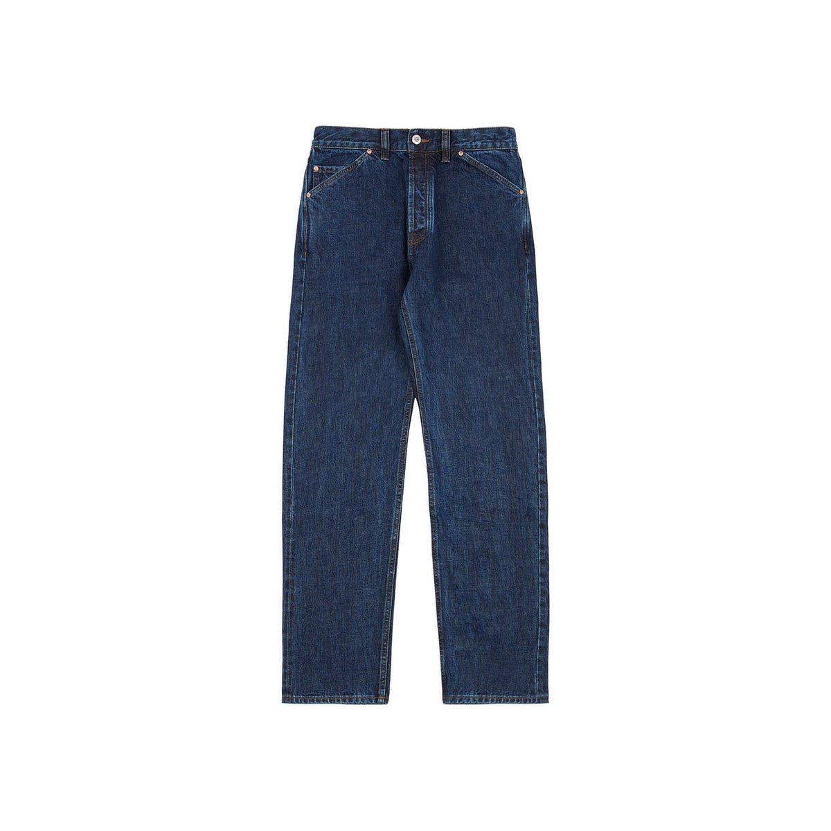 Drake's Stone Wash 14.2oz Japanese Selvedge Denim Five-Pocket Jeans